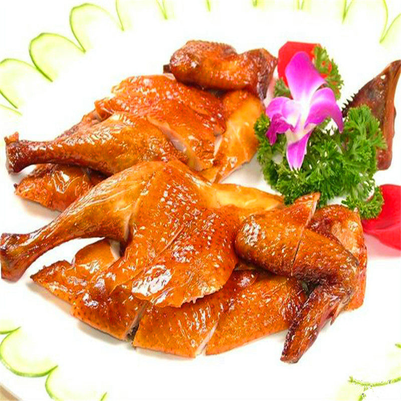 湖南益阳特产秘制现做酱板鸡香辣酱汁手撕鸡土鸡零食小吃聚餐美食