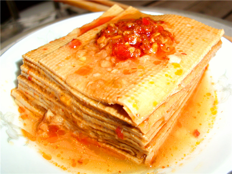 农家自制酱卤豆腐皮麻辣豆皮丝百页丝豆腐干小吃零食三份包邮250g