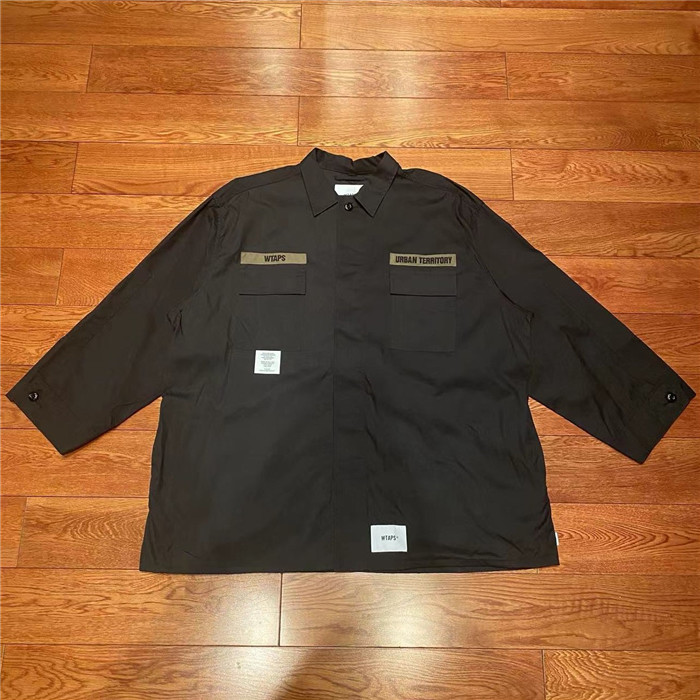 國倉WTAPS GUARDIAN/JACKET.NYCO.OXFORD 寬鬆口袋風衣夾克20AW