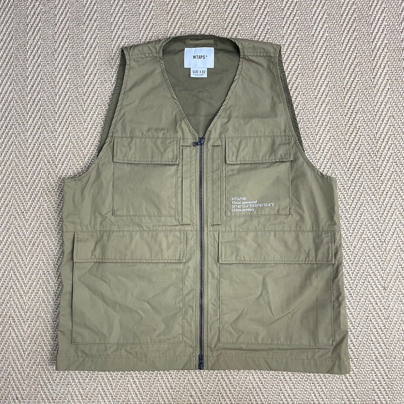 國倉壹樹WTAPS LRRP/VEST/COPO.WEATHER四袋工裝背心馬甲男22SS