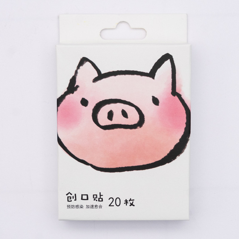 net red children cartoon band-aids for men and women girls cute breathable medical waterproof mini hemostatic anti-wear feet home