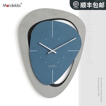 mandelda Nordic light luxury clock clock living room home personality creative modern simple decorative art style