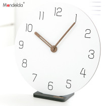Mandelda modern minimalist clock Nordic living room creative bedroom wall clock home silent table clock pendulum clock