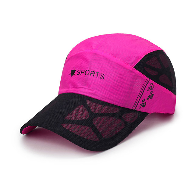 ຫມວກສໍາລັບຜູ້ຊາຍແລະແມ່ຍິງໃນຊ່ວງລຶະເບິ່ງຮ້ອນທີ່ກໍາຫນົດເອງ logo ນອກຫມວກແຫ້ງໄວສໍາລັບຜູ້ຊາຍແລະແມ່ຍິງຫມວກເບດບານ breathable ກິລາ sunshade net sun hats