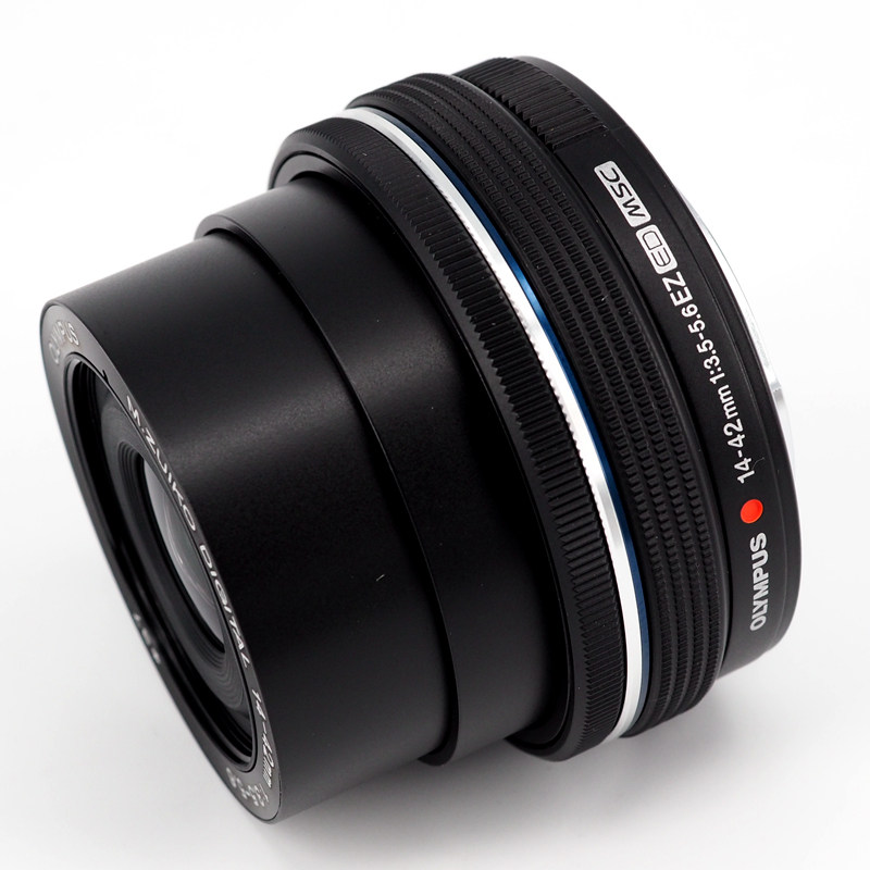 奥林巴斯 14-42mm ez f3.5-5.6 电动饼干镜头14 42 14-42ez 1442