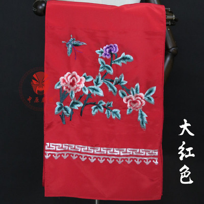 中原戏装戏曲丫鬟绣花腰巾子花旦小姐古装小衣包袄裤配件腰带腰绸