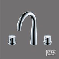 Three-Hole Basin basin Basin hot and cold faucet full copper body rotatable split double-handle eight-inch hand wash basin faucet