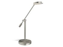 The metal table lamp for the exit of the