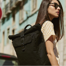 British KNOMO backpack laptop bag 15 inch tide women casual British large capacity folding backpack men