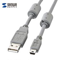 Mountain industry SANWA USB and mini USB gilded connector connecting line 3 m AMB530 high speed stable