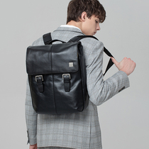 British KNOMO backpack cowhide business leisure water-proof school bag boys 15-inch laptop bag