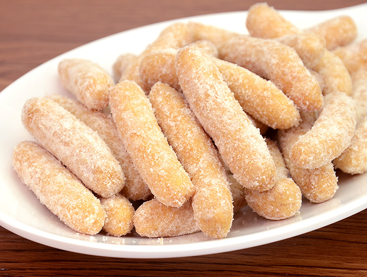 上海特产糕点零食 老香斋特色油枣300g 京果糯米条金果 脆香可口