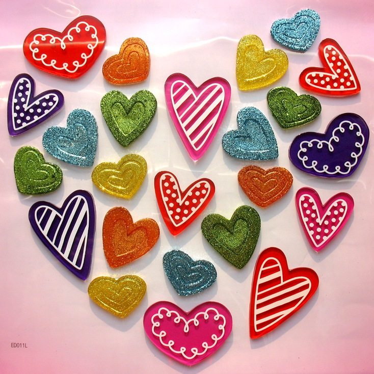 多彩大号软胶贴 瓷砖贴 果冻贴 镜子贴玻璃窗贴 圣诞快乐花儿朵朵