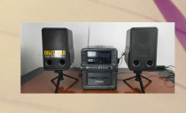 Second-hand Japan imported Sharp CD-JX3X small steel gun combination sound