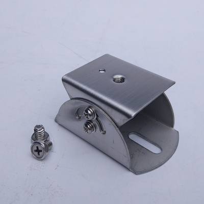 304不锈钢小号鸭嘴活动头底部带抽牙万向节鸭嘴配双抢支架专用链