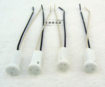 G4 ceramic lamp holder crystal lamp plug G4 halogen lamp bead socket ceramic high temperature resistant pin lamp bead lamp holder