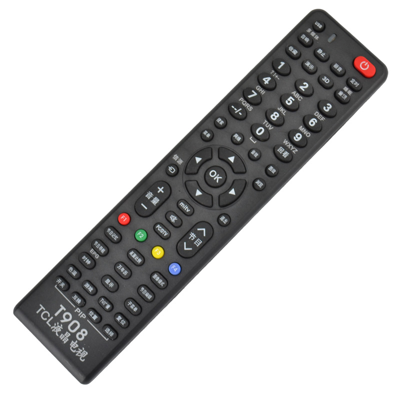 tcl液晶电视机万能遥控器 tcl液晶电视通用免设置直接用t908