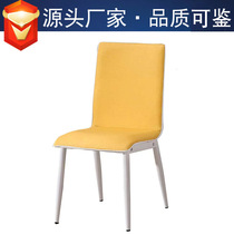 Nordic chair simple modern home dining chair restaurant hotel backrest stool fabric makeup desk chair