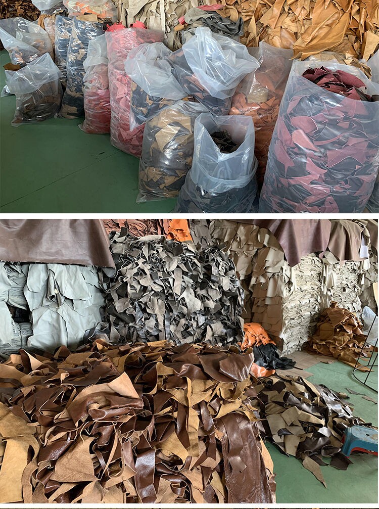 头层牛皮皮料皮革边角料沙袋填充物拳击沙袋子散打吊式沙包碎皮