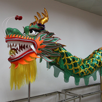 Qinglong Green Golden Dragon Five Thousand Dragon Lantern Dragon Lantern Jiangxi Dragon Lantern Dragon Dance Lion Dance Props Folk Props