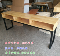 Solid Wood nail table single double triple nail table manicure table nail salon nail table and chair customization