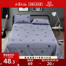 Mercury home textile cotton cotton sheets double sheets double quilt single comfortable skin-friendly children cartoon sheets dormitory sheets