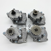 Mini motorcycle with modified trot off-road skateboard chainsaw lawn mower gearbox gear gearbox flywheel