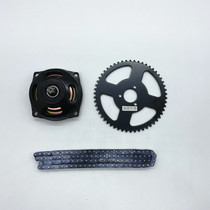 49CC mini motorcycle sports car modified thickened chain thick tooth plate front and rear gear plate chain plate