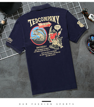 Zhaofu tide product sea fishing suit across the sea outdoor Luya fishing suit mens summer lapel cotton T-shirt short-sleeved sunscreen