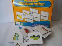 Sea land and air English group word puzzle 60 block game-can learn 30 kinds of transportation