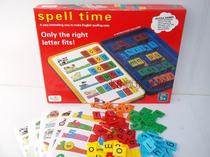 Student childrens game Spell Time Look at the picture to spell English words Toy 15 kinds of game cassette answers