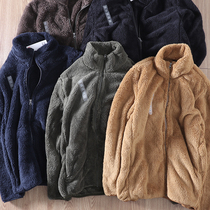 Too comfortable plush fitting room cut Mark original double-sided coral velvet autumn winter sweater jacket