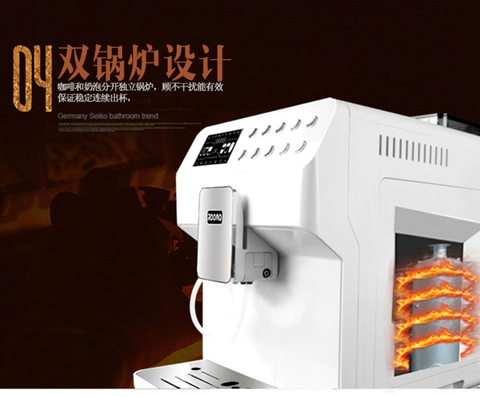 Quảng Châu Máy pha cà phê tự động Luma Màn hình cảm ứng Cappuccino Home Office Thương mại Miễn phí vận chuyển Hóa đơn - Máy pha cà phê