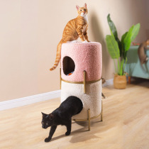 Cat den double-decker Cat shared cat stool enclosed four seasons universal cat tree cat house cat house cat Villa warm two floors