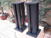 Universal sound shelf-Walnuts Wood Color Bookshelf Speaker Sound Box Holder 60 cm high speaker holder