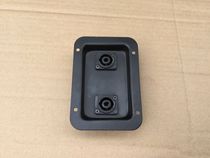 Sound box accessories-stage speaker junction box card tap junction box double 4-core Ohm head junction box