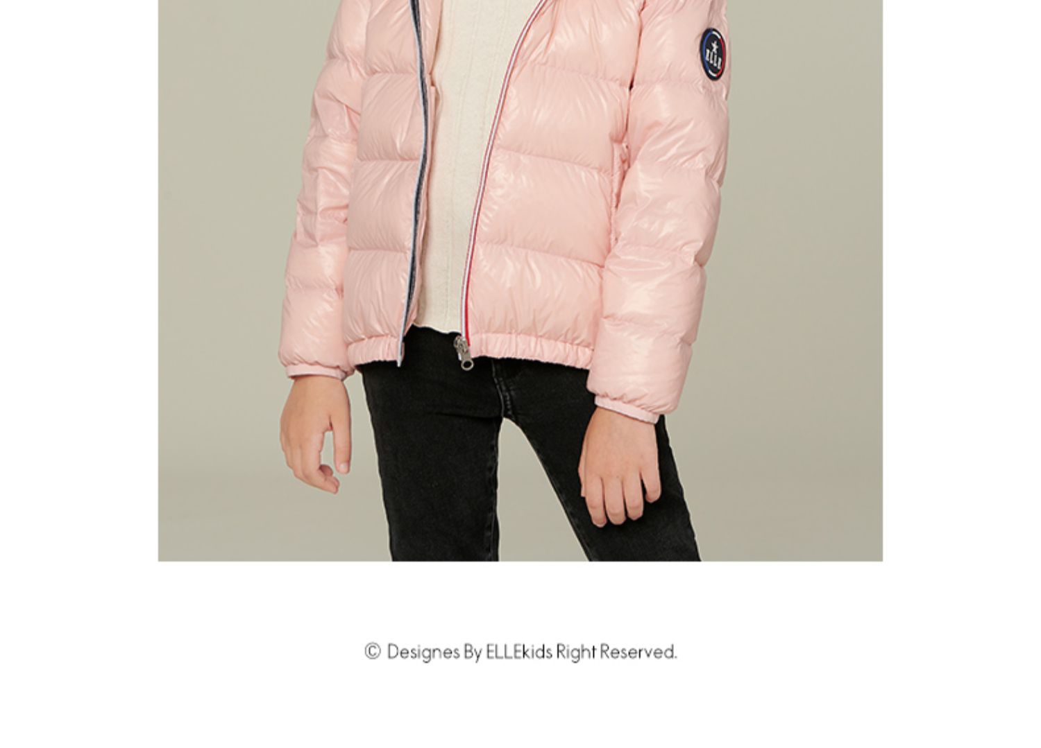 ELLE儿童轻薄羽绒服冬装外套
