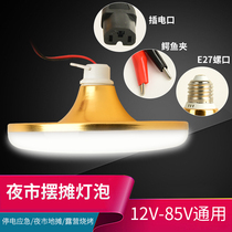 12v48v60v Volt electric car LED light super bright battery lighting battery car night market stall stall light bulb
