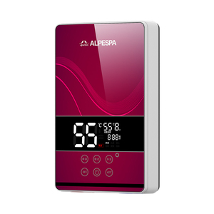 AlpespaDSK-65超薄小型电热水器即热式挂家用淋浴快速洗澡机恒温