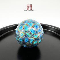 Large lacquer full opal Buddha beads rosary necklace single bead loose beads hand string bracelet hand held text play jewelry intangible cultural heritage pure handmade