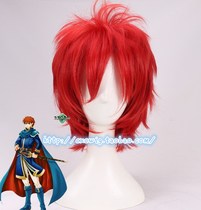 Flames veins Chapter Ailiurd red fluffy short hair cosplay wig