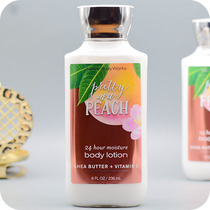 Spot BBW Delicious Peach Fragrance Moisturizing Body Lotion 236ML Emollient American BathBody Works
