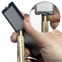 Three-in-one pool club leather head Sander bar head metal frosted file repair tool gun head arc measurer