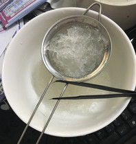 Fine stainless steel birds nest cleaning pick hair removal tool set Colander filter 8CM drain screen Baking surface screen