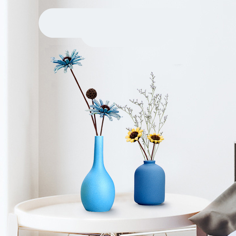 Ins flower implement furnishing articles floret bottle vase creative ceramics handicraft aromatherapy bottles of sitting room European - style flower arranging the container