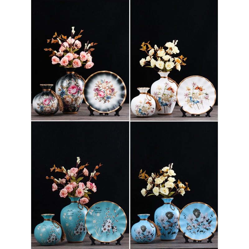 American ceramic vase furnishing articles of European I sitting room porch TV ark, wine creative household adornment ornament