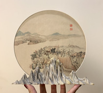 Lingbi R1153LB2 - Lingbi Green Jade Wenhouse - Pen frame - Town paper 2cm477g