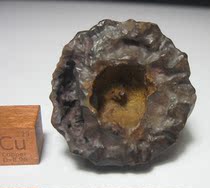 Ore FE9710ED-Egyptian goblet-iron manganese nodules (3 3cm28g)