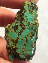 Raw turquoise LS7005PB8-Hubei Zhushan natural turquoise raw ore-4cm18 2g