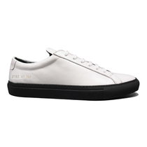 7547 white face black bottom common small white shoes hand lovers Genuine Leather Flat Bottom Plate Shoes